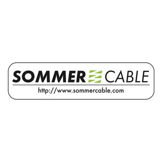 Sommer cable Aufkleber, Breite: 100 mm, Hhe: 25 mm, schwarz