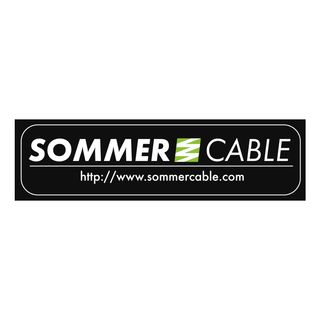 Sommer cable Aufkleber, Breite: 100 mm, Hhe: 25 mm, wei