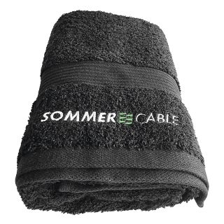 Sommer cable Handtuch, Breite: 500 mm, Höhe: 1000 mm, schwarz