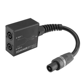 Sommer cable  Adapter | NL4FX-SOM/speakON NL2MP SPLIT gerade, grau