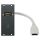 Steckverbinder-Modul HDMI female -> 0,15m Kabel HDMI female, 2 HE, 1 BE für SYS-Gehäuseserien, Farbe: anthrazit, RAL 7016 | SYCFB21-HD-C