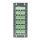 Steckverbinder-Modul 12 x 3pin EUROBLOCK 3,5mm, 2 HE, 1 BE für SYS-Gehäuseserien, Farbe: anthrazit, RAL 7016