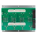 Steckverbinder-Modul 4 x XLR 3-pol male + 4 x XLR 3-pol female + 2 x 14-pol Wannenstecker und 2 x 12-pol LSA+ Schneidklemmleiste, 2 HE, 3 BE für SYS-Gehäuseserien, Farbe: anthrazit, RAL 7016 | SYCFB23-X4X4S