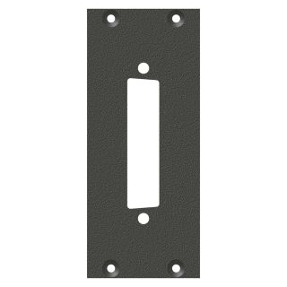 Frontblech SUB-D25-Ausschnitt, 2 HE, 1 BE für SYS-Gehäuseserien, verzinktes Stahlblech, Farbe: anthrazit, RAL 7016