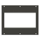 Frontblech 2 x W45 Module, 2 HE, 3 BE für...