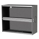 Wandversatzkasten für 12 Module, 4 HE, max 2 x 6 BE,