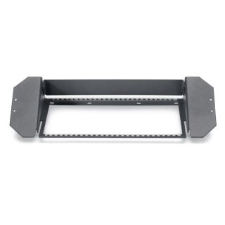 Einbaurahmen für Bodentank , 2 HE, 4 BE für SYSBOXX-Module; inkl. 25 Frontblechschrauben, Farbe: anthrazith, RAL 7016