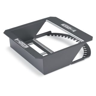 Einbaurahmen für Bodentank , 2 HE, 6 BE für SYSBOXX-Module; inkl. 50 Frontblechschrauben, Farbe: anthrazith, RAL 7016