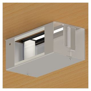 SYSWALL Untertisch-Wanne Untertisch-Wanne für SYSFRAME45-4; Tiefe: 120 mm, Farbe: anthrazit, RAL 7016, Feinstrukturoberfläche