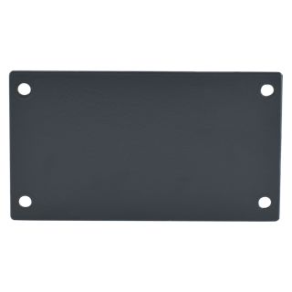 SYSBOXX SYSBOXX-MKII-Seitenblechadapter Seitenblechadapter, 2 HE für SYSBOXX, Stahlblech 2mm verzinkt, Farbe: anthrazit, RAL 7016, glatt matt