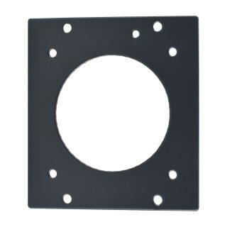 SYSBOXX Seitenblech Leerblech, 2 HE für SYSBOXX, Stahlblech 2mm verzinkt, Farbe: anthrazit, RAL 7016, glatt matt