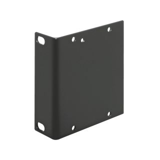 Seitenblech Leerblech mit Rackohr, 2 HE; Tiefe: 80 mm für SYSBOXX, Farbe: anthrazit, RAL 7016