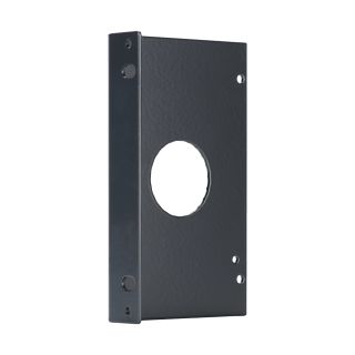 Seitenblech Leerblech mit Rackohr 90° gedreht, 2 HE; Tiefe: 140 mm für SYSBOXX, Farbe: anthrazit, RAL 7016