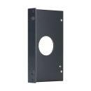 Seitenblech Leerblech mit Rackohr 90° gedreht, 2 HE;...