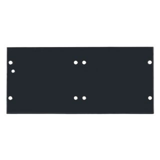 Seitenblech Leerblech, 4 HE; Tiefe: 80 mm für SYSBOXX, Farbe: anthrazit, RAL 7016