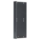 Seitenblech Leerblech mit Rackohr, 4 HE; Tiefe: 80 mm...