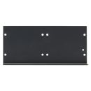 Seitenblech Leerblech mit Rackohr, 4 HE; Tiefe: 80 mm...