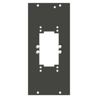 Seitenblech Rechteck-MP06 / MP10-Ausschnitt, 4 HE; Tiefe: 80 mm fr SYSBOXX, Farbe: anthrazit, RAL 7016