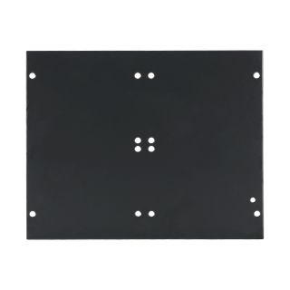 Seitenblech Leerblech, 4 HE; Tiefe: 140 mm für SYSBOXX, Farbe: grau