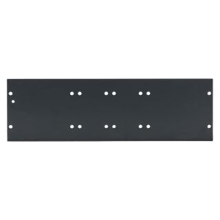 Seitenblech Leerblech, 6 HE; Tiefe: 80 mm für SYSBOXX, Farbe: grau