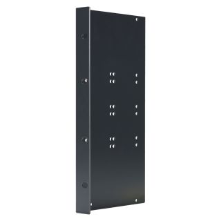 Seitenblech Leerblech mit Rackohr, 6 HE; Tiefe: 140 mm für SYSBOXX, Farbe: anthrazit, RAL 7016
