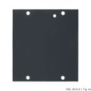 Seitenblech Leerblech, 8 HE; Tiefe: 140 mm für...
