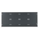 Seitenblech , 8 HE; Tiefe: 140 mm für SYSBOXX, Farbe: anthrazit, RAL 7016