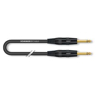 Instrumentenkabel SC-Spirit BLACK ZILK, 1  x  0,25 mm | Klinke / Klinke, HICON | 3,00m | schwarz