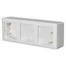 Aufputz-Gehäuse für 3 x 55x55-Modul,...