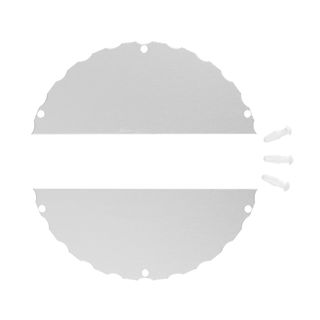 Kreissegment-Abdeckung fr Facette-Raumsule , Farbe: alusilber