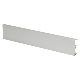 Alu-Clip-Abdeckung 2000 mm für 45er-System , Baugröße: 45x45 mm, Kunststoff, Farbe: alusilber | W45C-AST-0200
