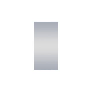 Blindplatte halb, 22,5x45 mm , Baugröße: 45x45 mm, Kunststoff, Farbe: alusilber | W45KSFP-0