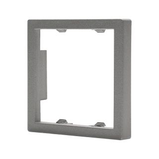 Adapter-Rahmen Adapterrahmen für 55 mm Schalterrahmenprogramm, Baugröße: 55x55 mm, Kunststoff, Farbe: alusilber