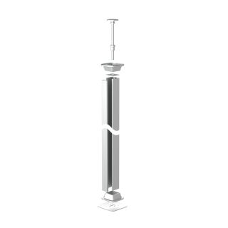 Raumsäule quadratisch 62x62mm