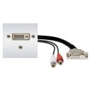 Anschluss-Modul DVI fem. —> 0,15 m Kabelpeitsche...