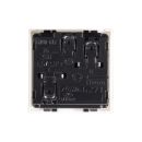 Steckdose CEE7/5, 1-fach , Baugröße: 45x45 mm, Kunststoff, Farbe: reinweiß | W45KW-SK-1B