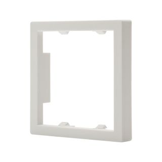 Adapter-Rahmen Adapterrahmen für 55 mm Schalterrahmenprogramm, Baugröße: 55x55 mm, Kunststoff, Farbe: weiß
