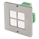 Tastermodul, 4-fach, DIP-Jumper 4-fach-Tastermodul, mit...