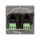 Anschluss-Modul 2 x XLR fem. —> Schraubklemme, Baugröße: 50x50 mm, Edelstahl, Farbe: Edelstahl | W50M-CP-2XF-S