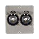 Anschluss-Modul 2 x XLR / Klinke-Combo fem. —>...