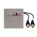 Anschluss-Modul 2 x RCA Audio rot / weiß fem....