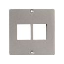 Modul mit 2 x Keystone-Ausschnitt unbestückt, 2 x...