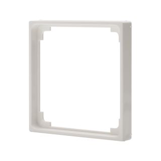 Adapter-Rahmen -> Schalterrahmen 55x55 , Baugröße: 50x50 mm, Kunststoff, Farbe: weiß | W50W-AR55