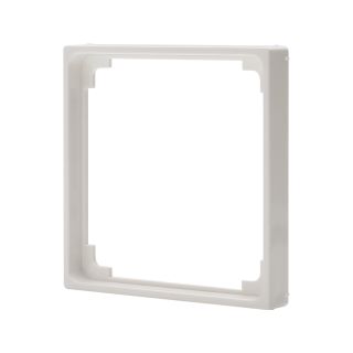 Adapter-Rahmen -> Schalterrahmen 55x55 , Baugre: 50x50 mm, Kunststoff, Farbe: wei | W50W-AR55