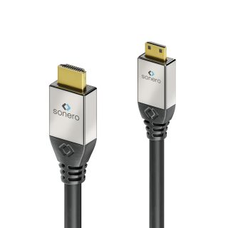 4K High Speed Mini HDMI Kabel mit Ethernet Kanal, 2,00m