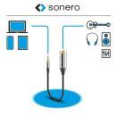 3,5 mm auf 6,3 mm Audio-Adapterkabel 0,25 m
