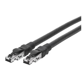 Cat.6, 8  x  | RJ45 / RJ45 | 7,50m | schwarz