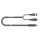 RCA-Cinchkabel RCA / MiniJack, 2  x  | RCA-Cinch / Miniklinke | 6,00 m