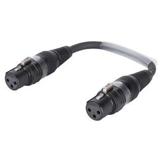 Sommer cable  Adapterkabel | XLR 3-pol female gerade | 1,50m | schwarz