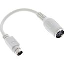 InLine® Tastatur-Adapterkabel, 5pol DIN-Buchse an...